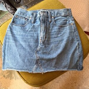 Madewell Denim Blue Mini Skirt